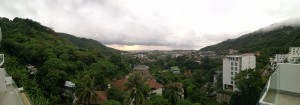 Ausblick vom Balkon - Santosa Wellness Center